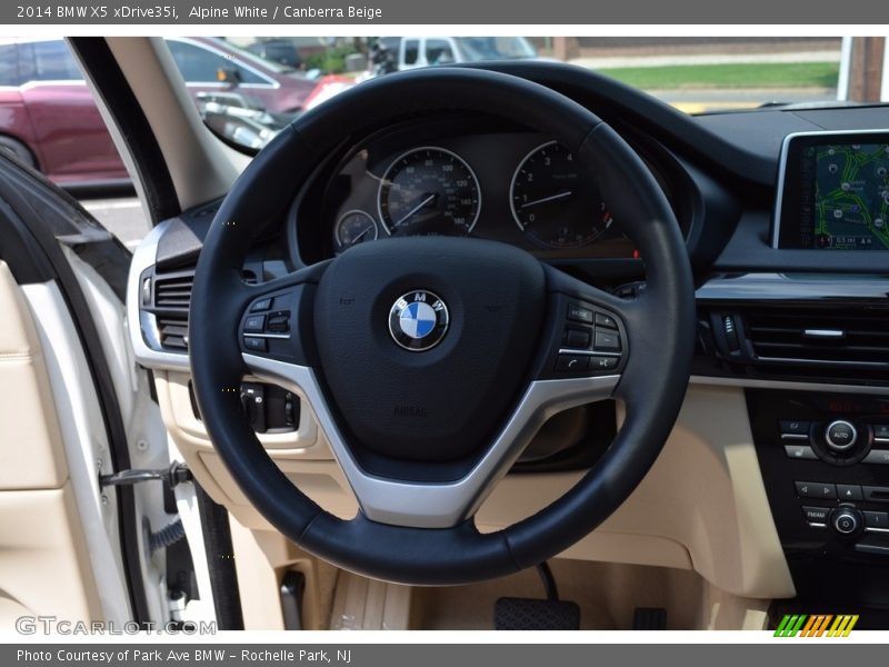 Alpine White / Canberra Beige 2014 BMW X5 xDrive35i