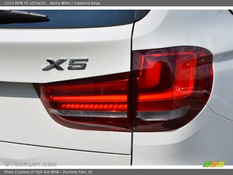 Alpine White / Canberra Beige 2014 BMW X5 xDrive35i