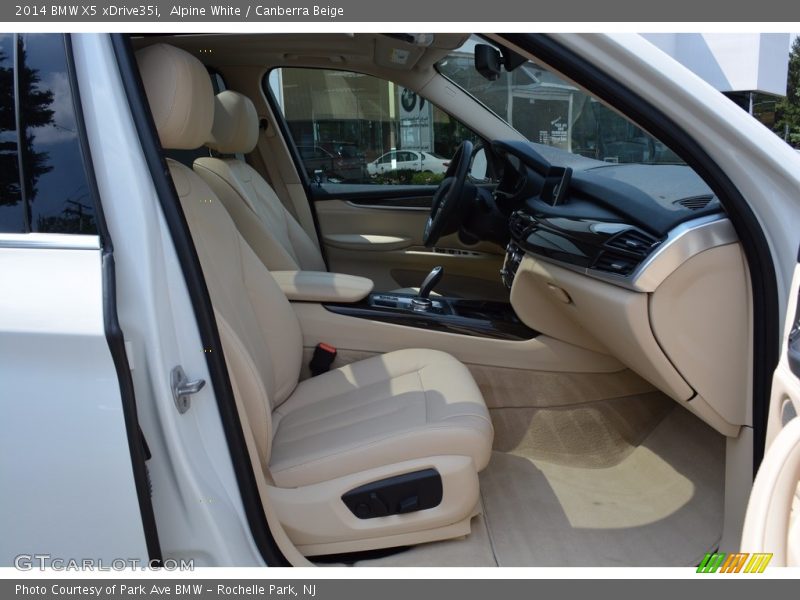 Alpine White / Canberra Beige 2014 BMW X5 xDrive35i