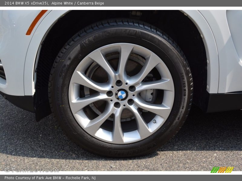 Alpine White / Canberra Beige 2014 BMW X5 xDrive35i