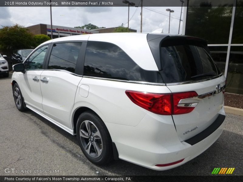 White Diamond Pearl / Mocha 2018 Honda Odyssey Touring