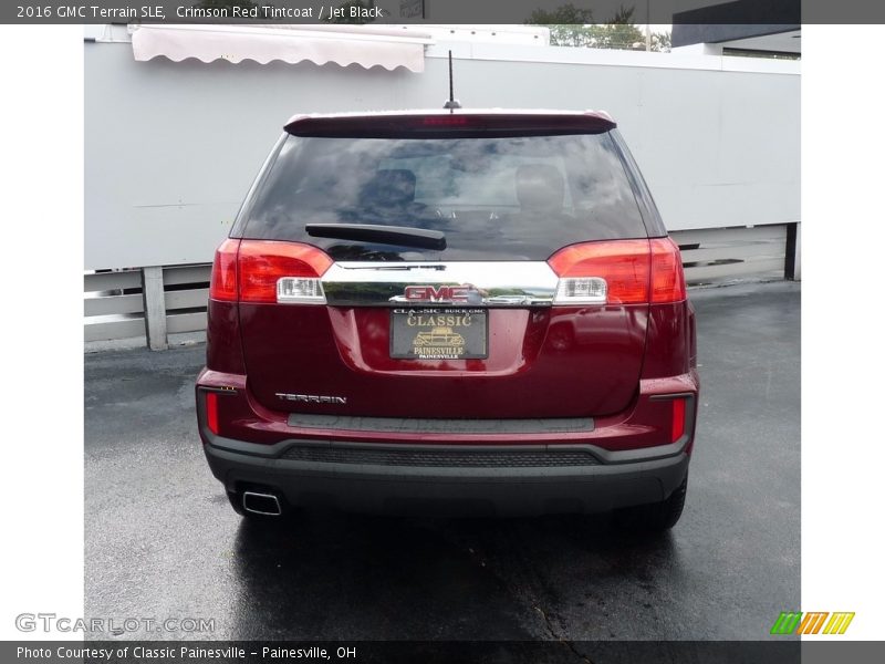 Crimson Red Tintcoat / Jet Black 2016 GMC Terrain SLE