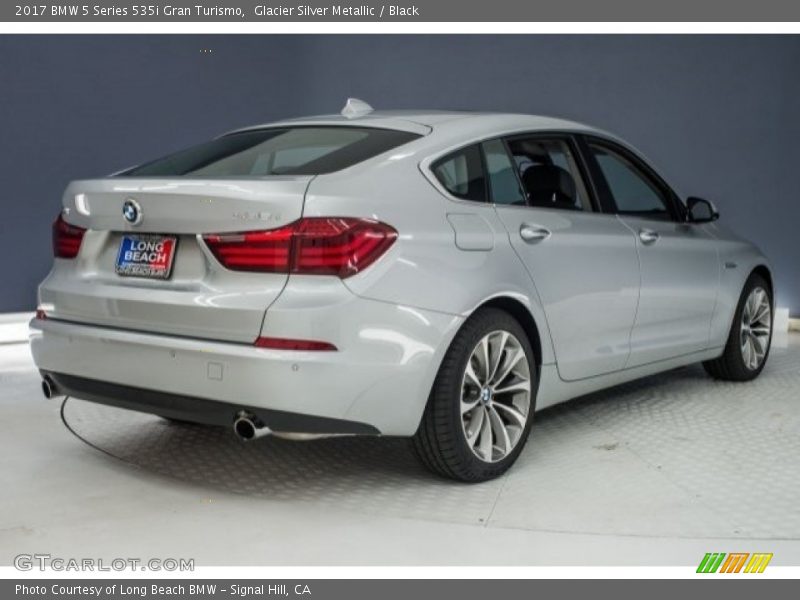 Glacier Silver Metallic / Black 2017 BMW 5 Series 535i Gran Turismo