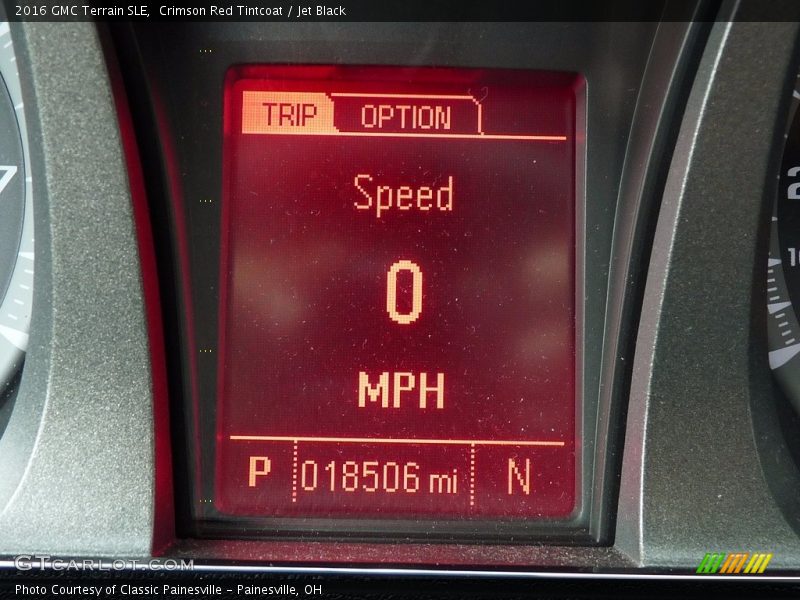 Crimson Red Tintcoat / Jet Black 2016 GMC Terrain SLE