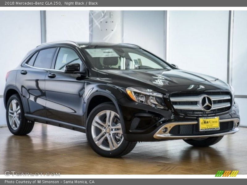 Night Black / Black 2018 Mercedes-Benz GLA 250