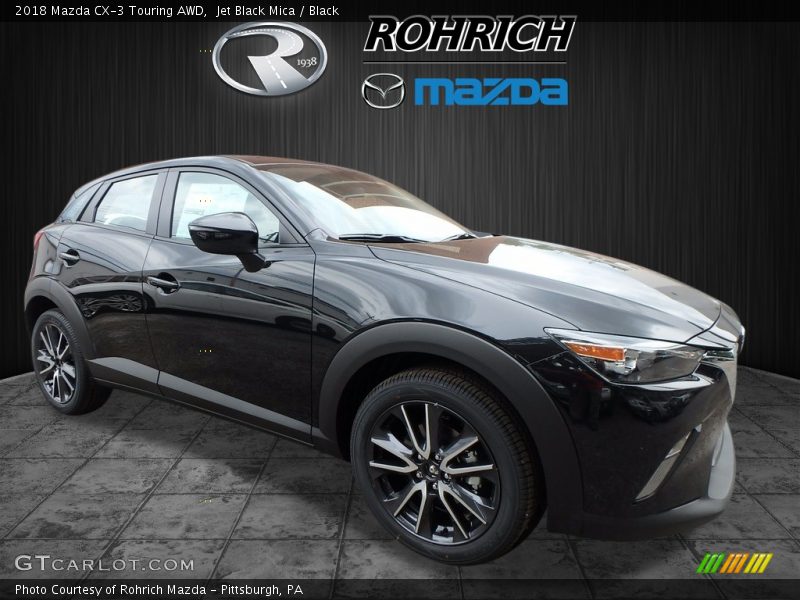Jet Black Mica / Black 2018 Mazda CX-3 Touring AWD