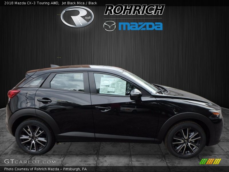 Jet Black Mica / Black 2018 Mazda CX-3 Touring AWD