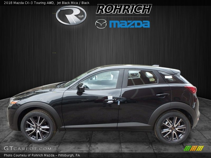 Jet Black Mica / Black 2018 Mazda CX-3 Touring AWD