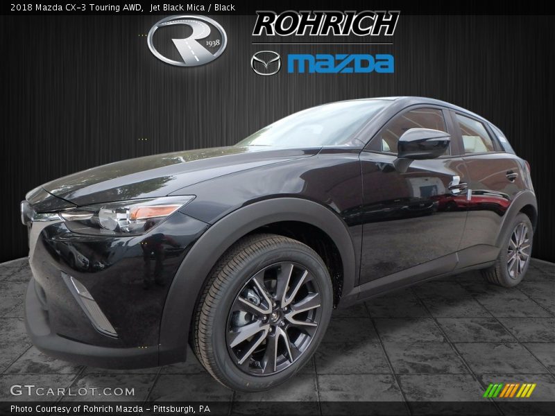 Jet Black Mica / Black 2018 Mazda CX-3 Touring AWD
