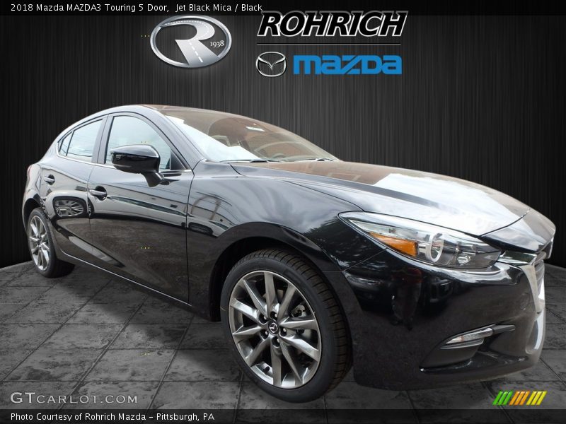 Jet Black Mica / Black 2018 Mazda MAZDA3 Touring 5 Door