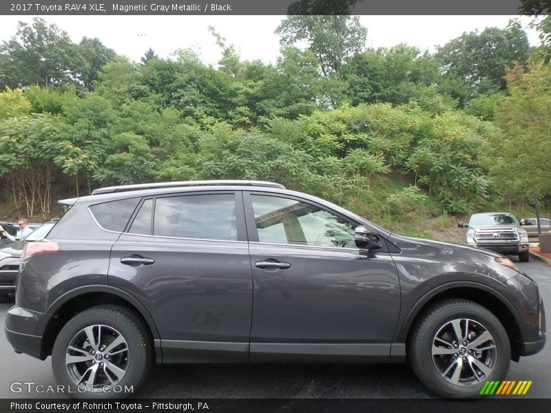 Magnetic Gray Metallic / Black 2017 Toyota RAV4 XLE