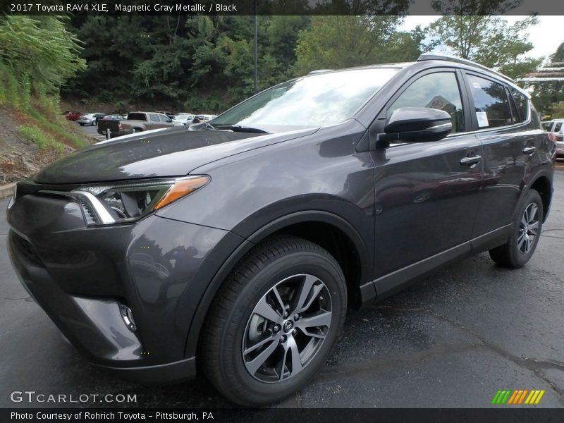 Magnetic Gray Metallic / Black 2017 Toyota RAV4 XLE