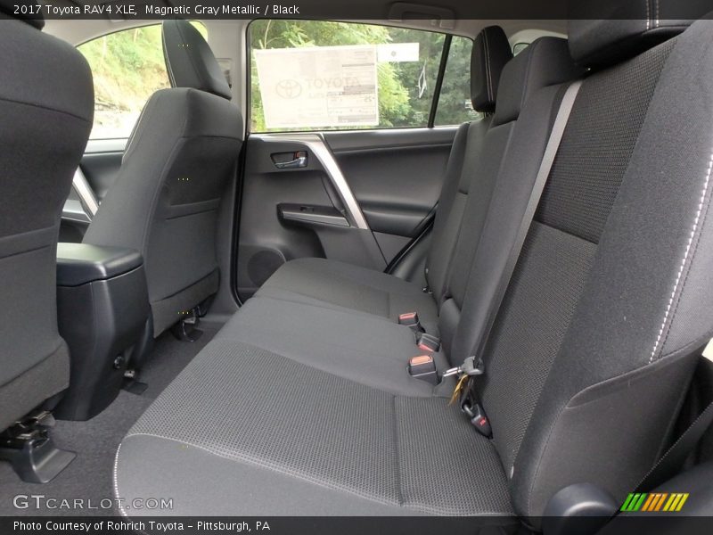 Magnetic Gray Metallic / Black 2017 Toyota RAV4 XLE