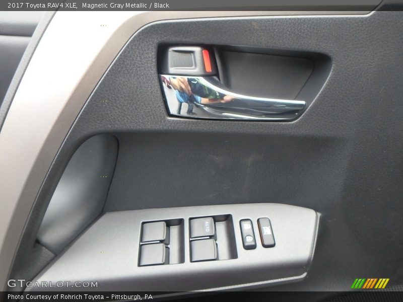 Magnetic Gray Metallic / Black 2017 Toyota RAV4 XLE