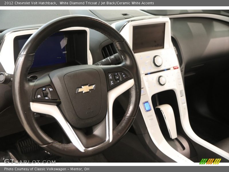 White Diamond Tricoat / Jet Black/Ceramic White Accents 2012 Chevrolet Volt Hatchback
