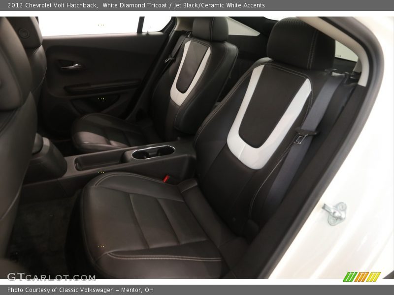 White Diamond Tricoat / Jet Black/Ceramic White Accents 2012 Chevrolet Volt Hatchback