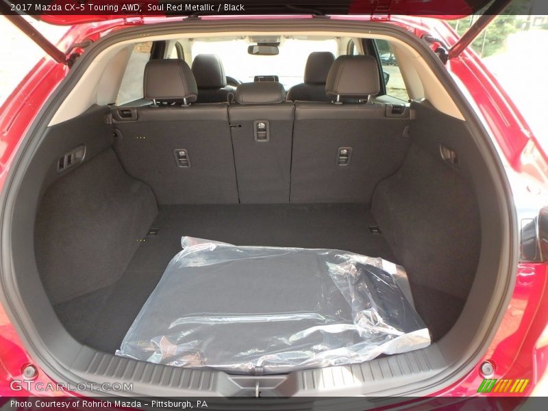 Soul Red Metallic / Black 2017 Mazda CX-5 Touring AWD