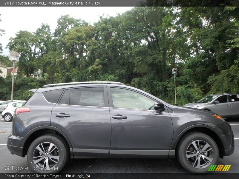 Magnetic Gray Metallic / Black 2017 Toyota RAV4 XLE