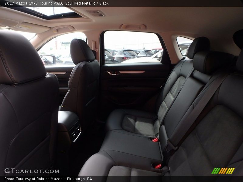 Soul Red Metallic / Black 2017 Mazda CX-5 Touring AWD