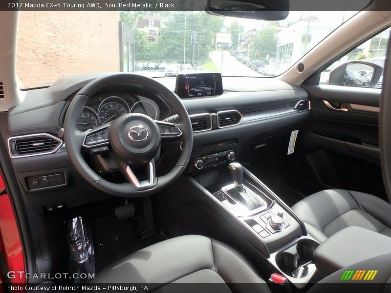 Soul Red Metallic / Black 2017 Mazda CX-5 Touring AWD