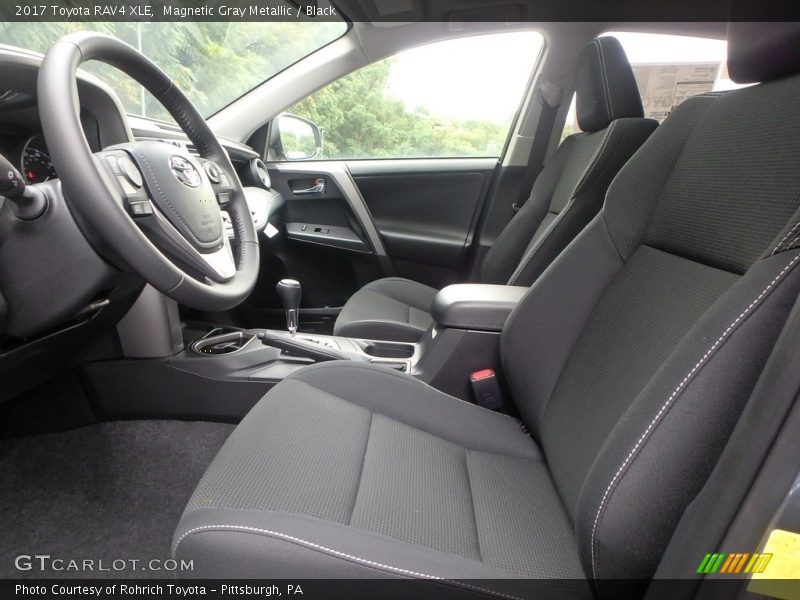 Magnetic Gray Metallic / Black 2017 Toyota RAV4 XLE