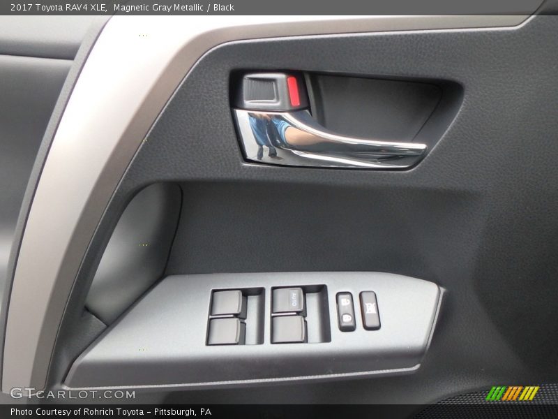 Magnetic Gray Metallic / Black 2017 Toyota RAV4 XLE