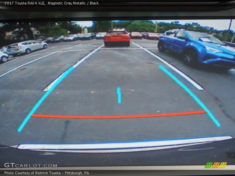Magnetic Gray Metallic / Black 2017 Toyota RAV4 XLE