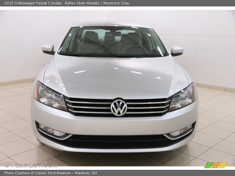 Reflex Silver Metallic / Moonrock Gray 2015 Volkswagen Passat S Sedan