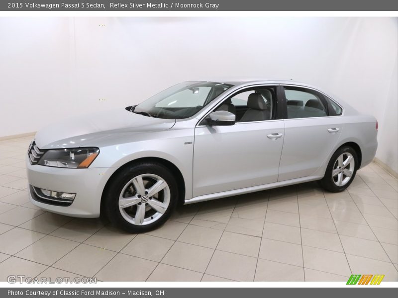 Reflex Silver Metallic / Moonrock Gray 2015 Volkswagen Passat S Sedan