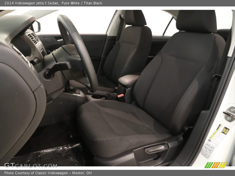 Pure White / Titan Black 2014 Volkswagen Jetta S Sedan