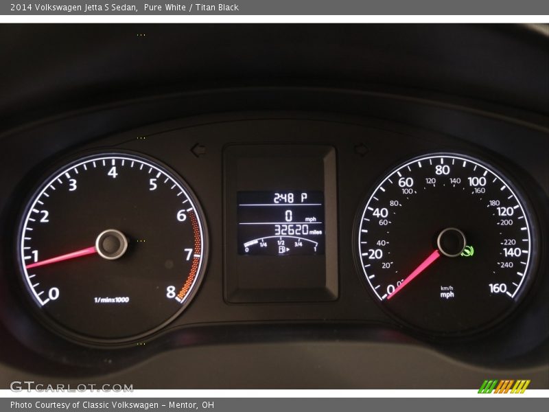 Pure White / Titan Black 2014 Volkswagen Jetta S Sedan