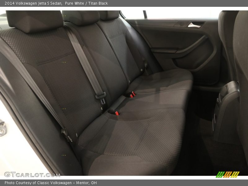 Pure White / Titan Black 2014 Volkswagen Jetta S Sedan