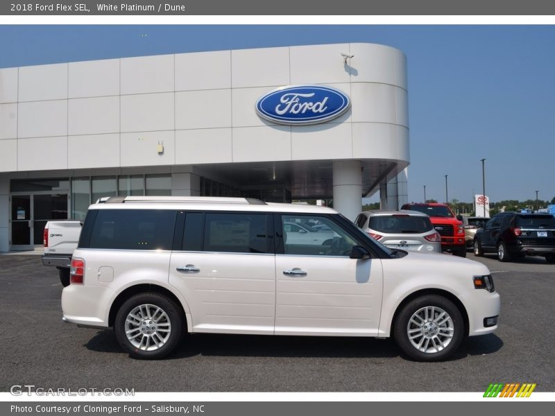  2018 Flex SEL White Platinum