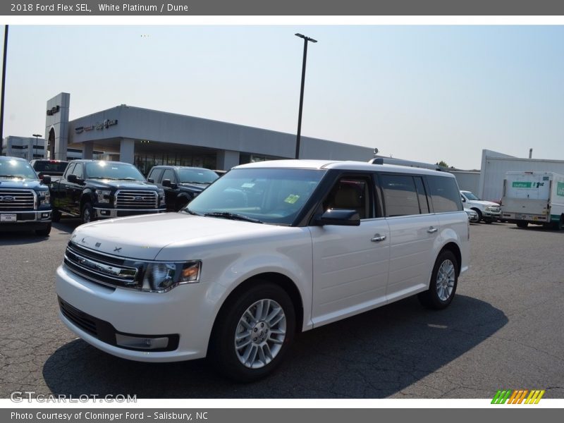 White Platinum / Dune 2018 Ford Flex SEL