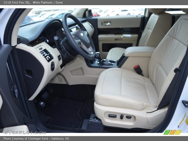  2018 Flex SEL Dune Interior
