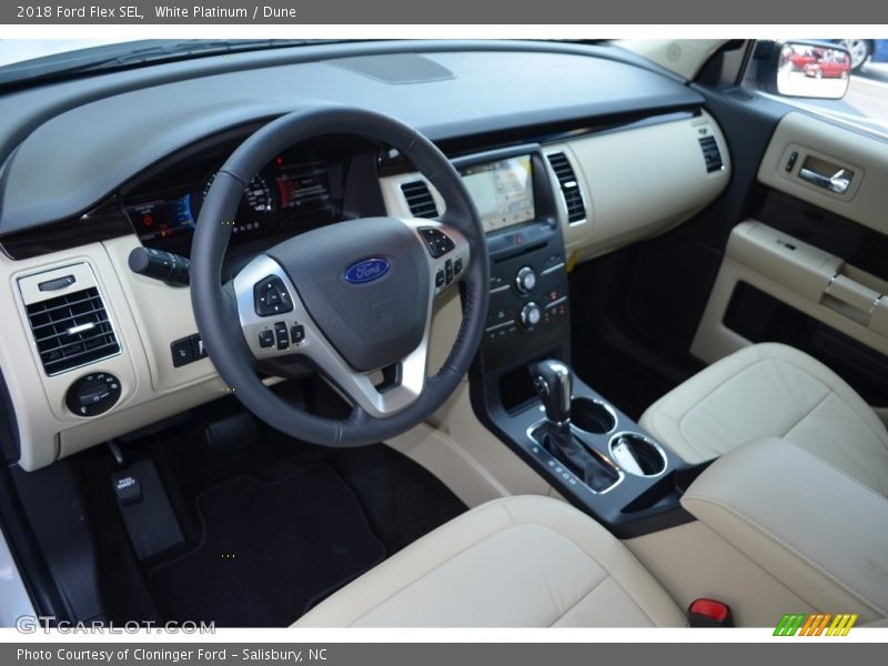 Front Seat of 2018 Flex SEL