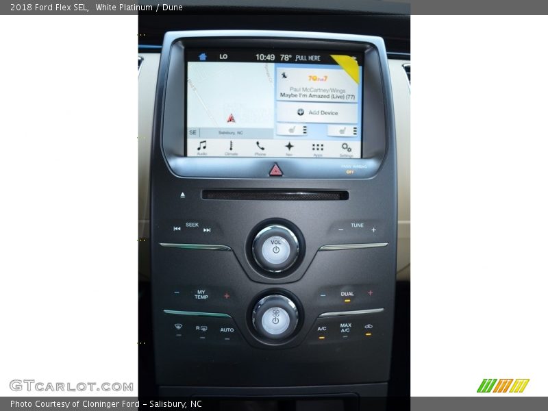 Controls of 2018 Flex SEL