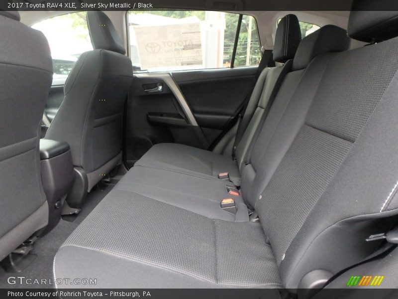 Silver Sky Metallic / Black 2017 Toyota RAV4 XLE