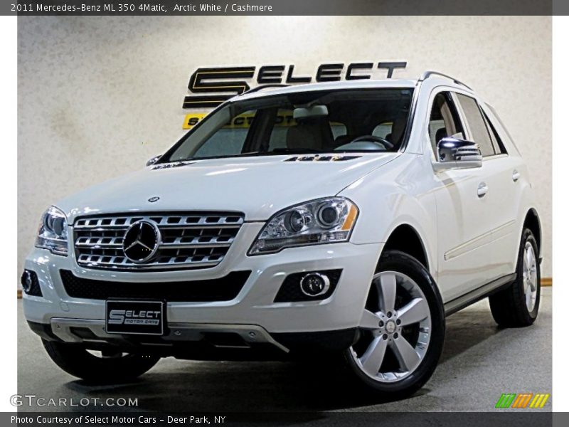 Arctic White / Cashmere 2011 Mercedes-Benz ML 350 4Matic