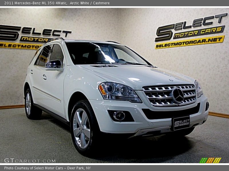 Arctic White / Cashmere 2011 Mercedes-Benz ML 350 4Matic