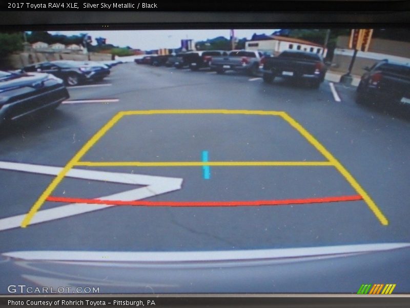 Silver Sky Metallic / Black 2017 Toyota RAV4 XLE