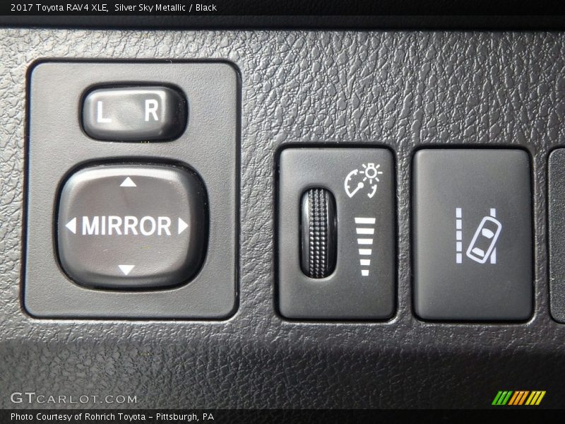 Silver Sky Metallic / Black 2017 Toyota RAV4 XLE