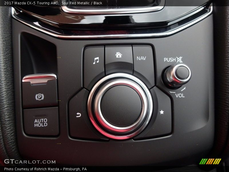 Soul Red Metallic / Black 2017 Mazda CX-5 Touring AWD