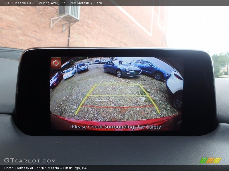 Soul Red Metallic / Black 2017 Mazda CX-5 Touring AWD