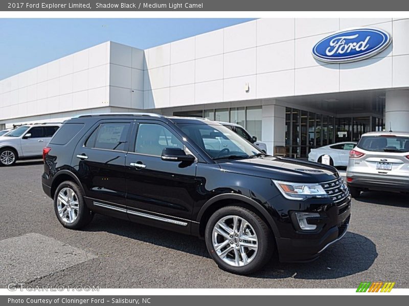 Shadow Black / Medium Light Camel 2017 Ford Explorer Limited