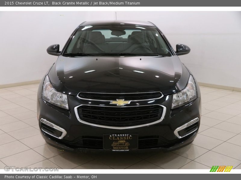 Black Granite Metallic / Jet Black/Medium Titanium 2015 Chevrolet Cruze LT