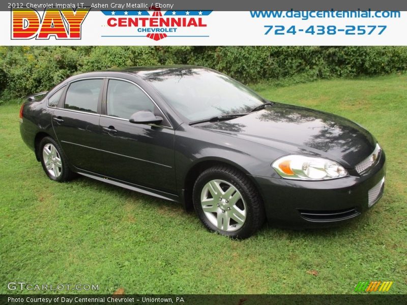 Ashen Gray Metallic / Ebony 2012 Chevrolet Impala LT
