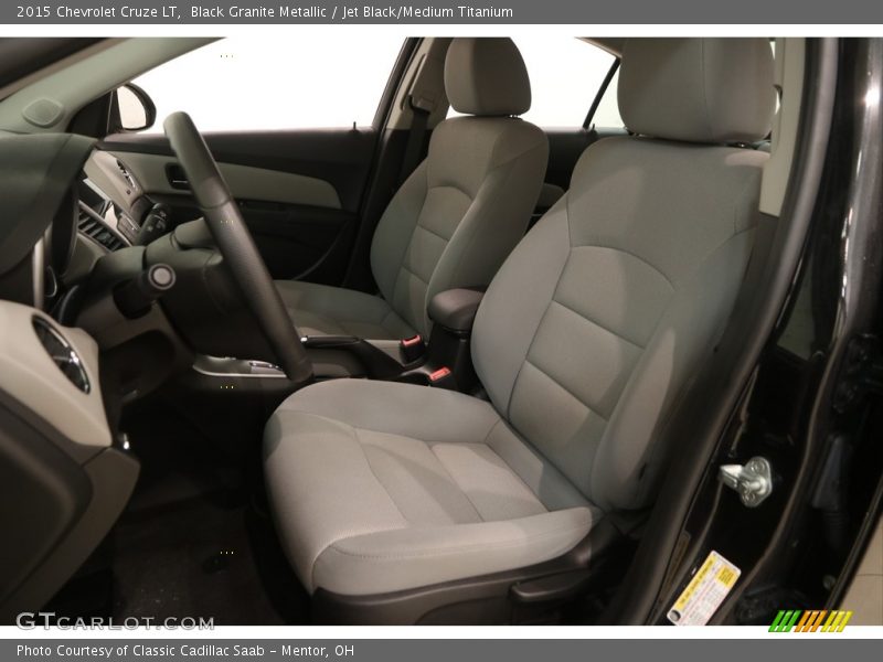 Black Granite Metallic / Jet Black/Medium Titanium 2015 Chevrolet Cruze LT