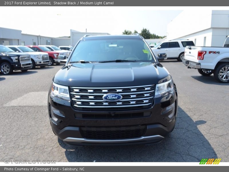 Shadow Black / Medium Light Camel 2017 Ford Explorer Limited