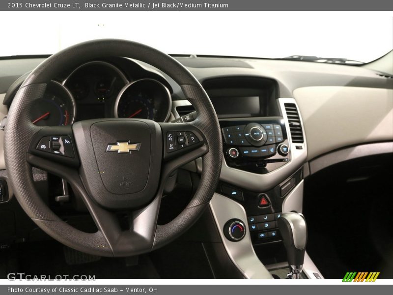 Black Granite Metallic / Jet Black/Medium Titanium 2015 Chevrolet Cruze LT